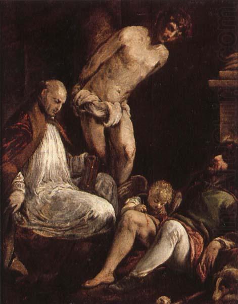 Giacomo Bassano St.Fabian,St.Rocc,and St.Sebastian china oil painting image